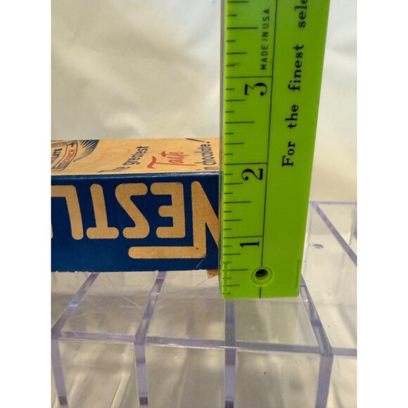 Original NESTLE'S CRUNCH milk chocolate STORE BOX top & bottom, when they were B - Picture 12 of 14
